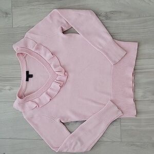 J crew pink sweater